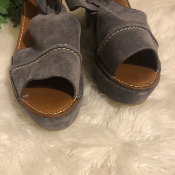 Zamagni Italian leather wedge sandals - Picture 10 of 10